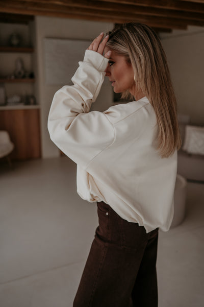 Malinco sweater I Ecru