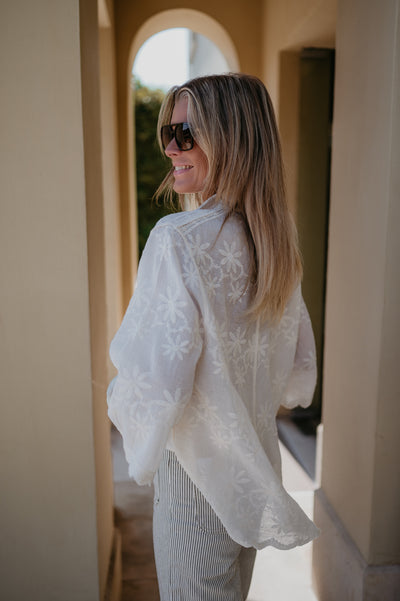 Scarno blouse I Beige