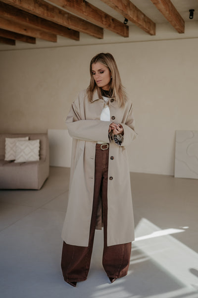 Diluvio coat I Beige