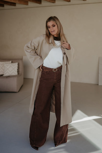 Diluvio coat I Beige