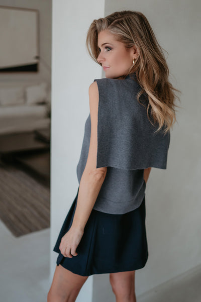 Spiffero top I Grey