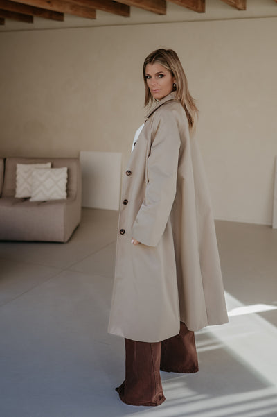 Diluvio coat I Beige