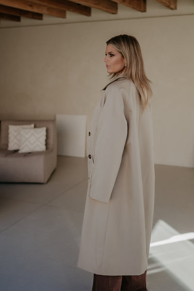 Diluvio coat I Beige