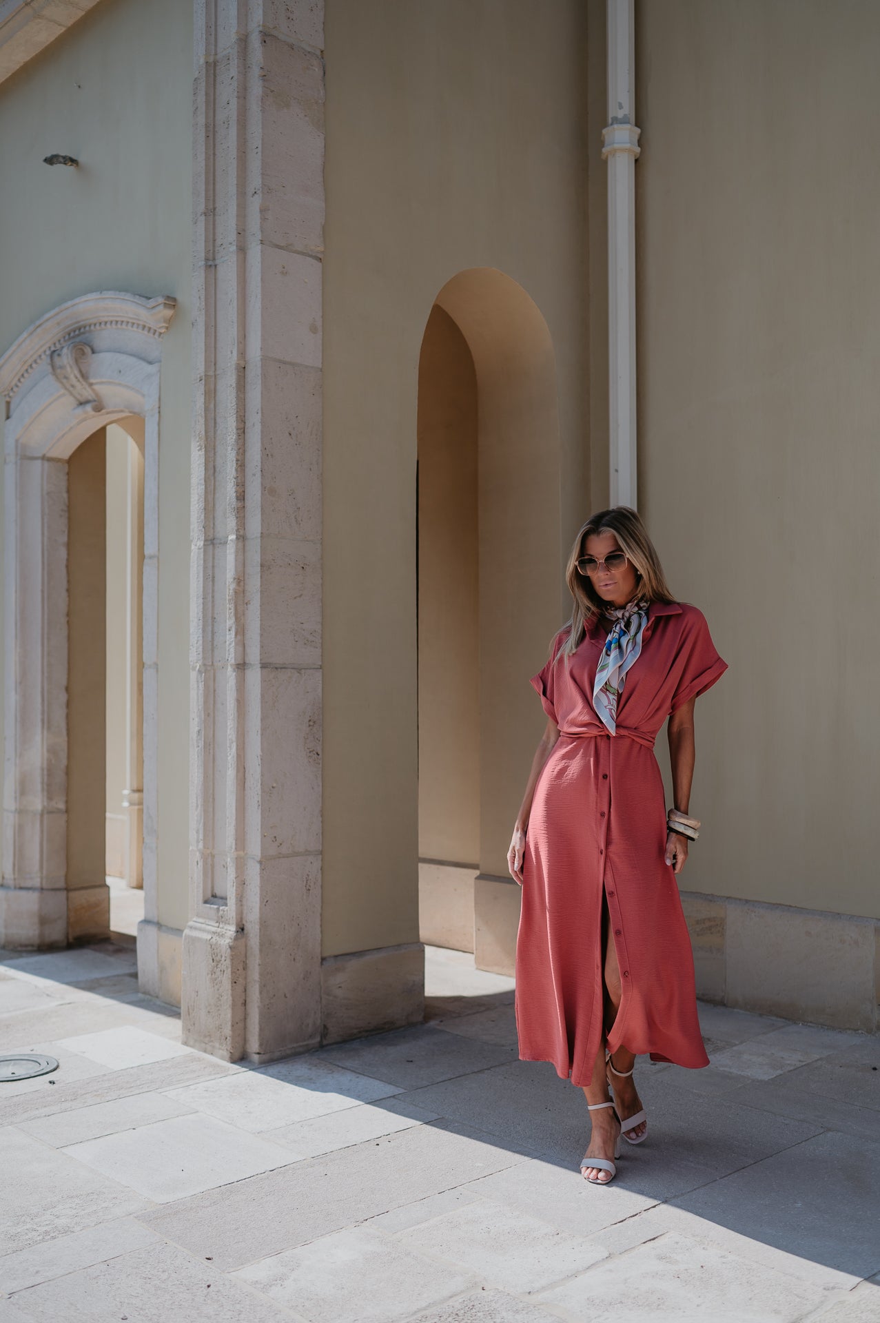 Cognomi dress I Old Rose