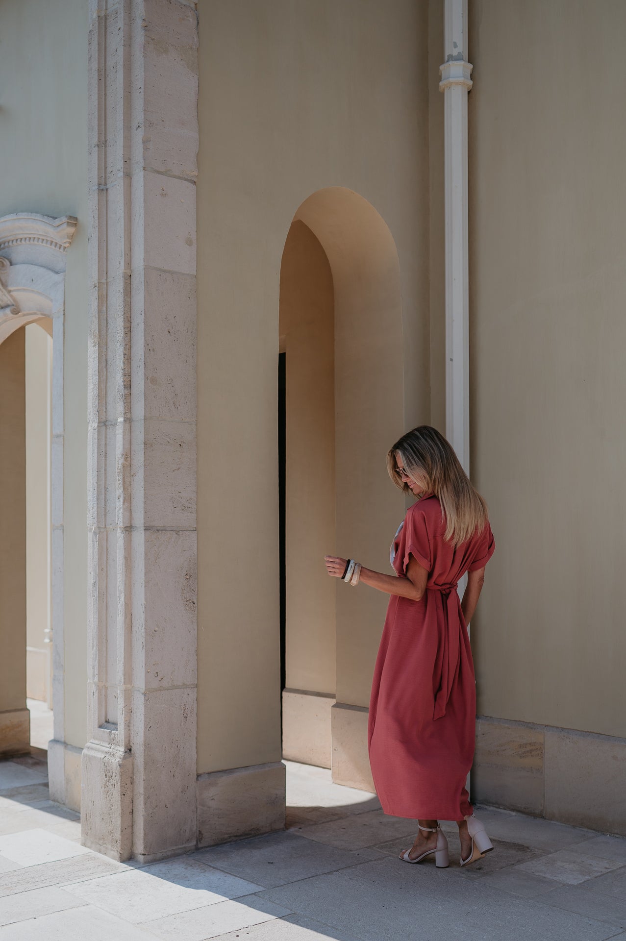Cognomi dress I Old Rose