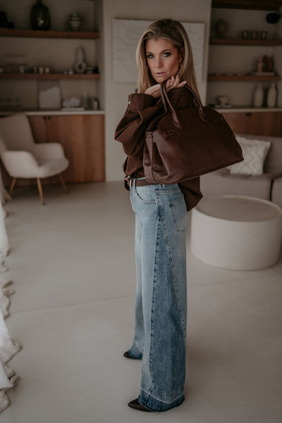 Vedare shirt I Chocolate Brown