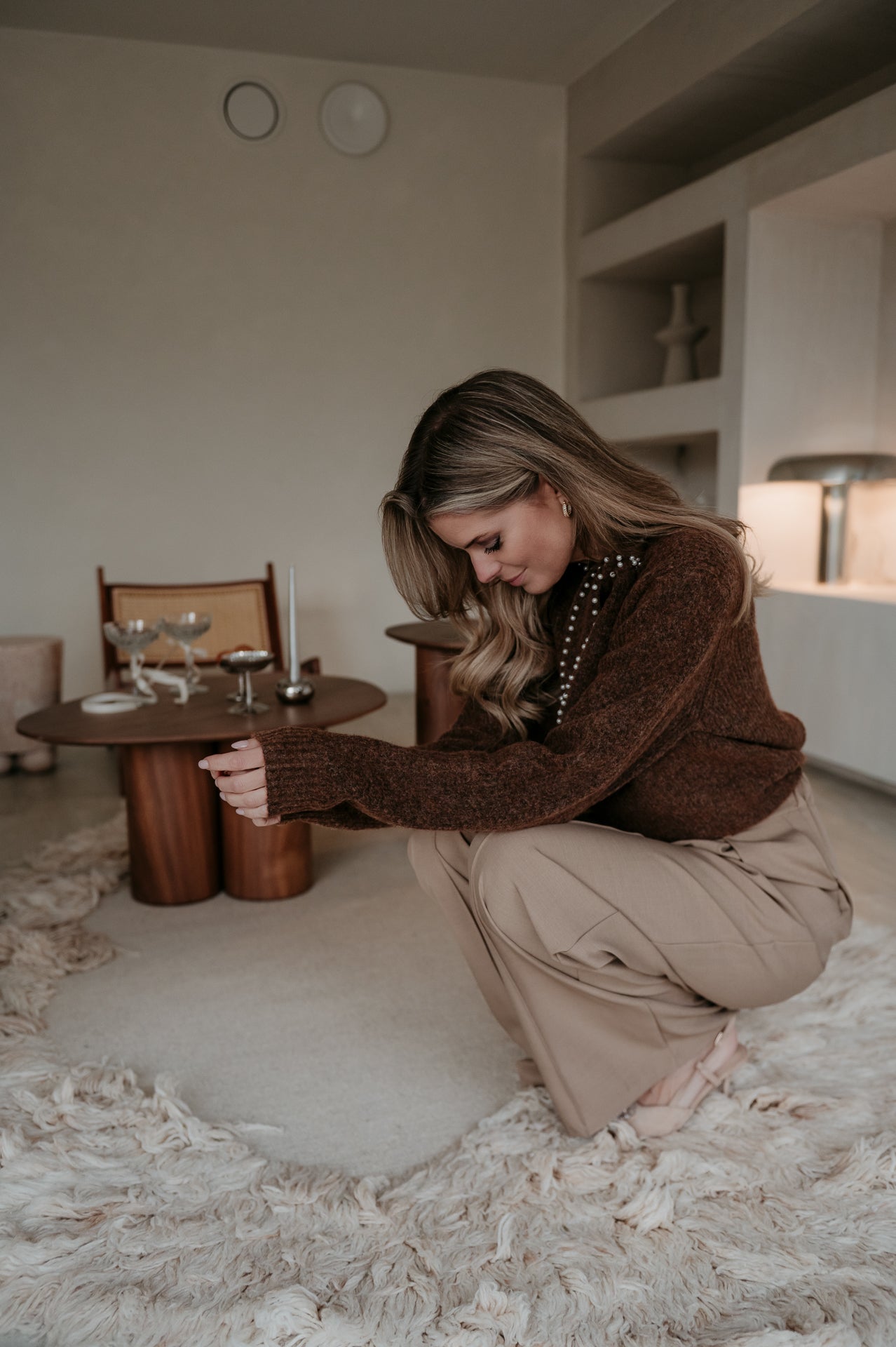 Madena knit I Chocolate Brown