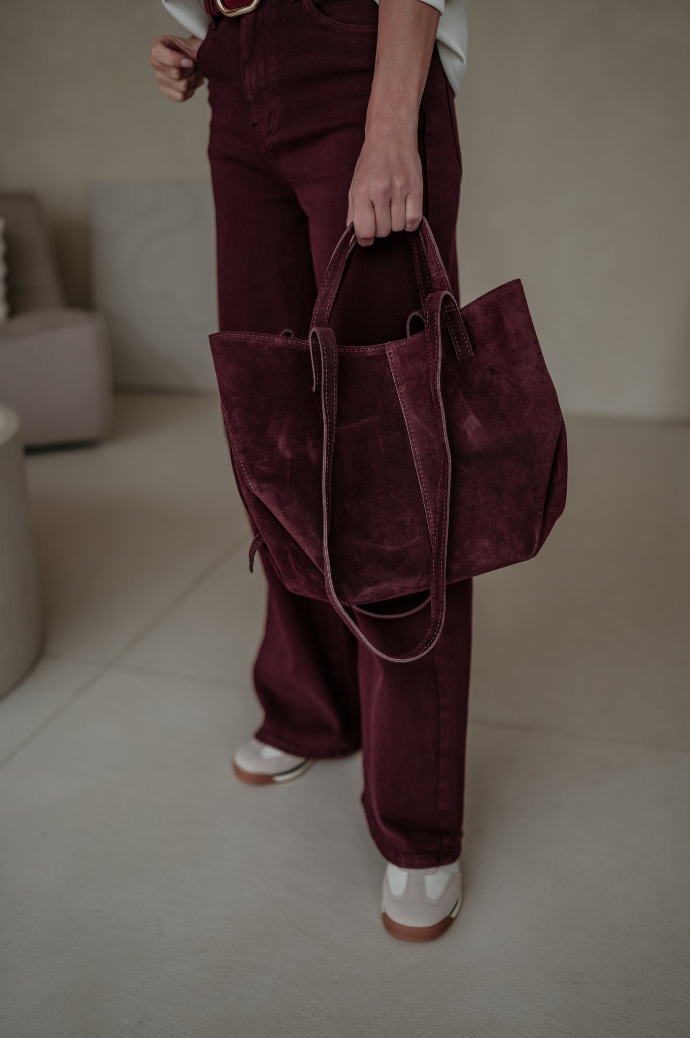 Ghirba handbag I Bordeaux