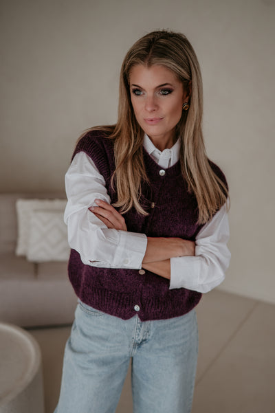 Rantolare gilet I Aubergine