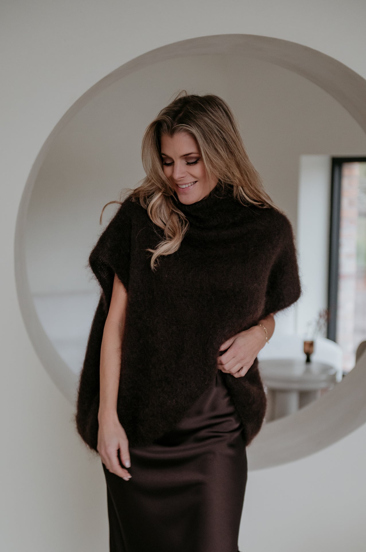 Pochi knit I Chocolate Brown