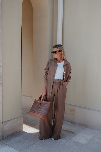 Tisana shirt I Chocolate Brown
