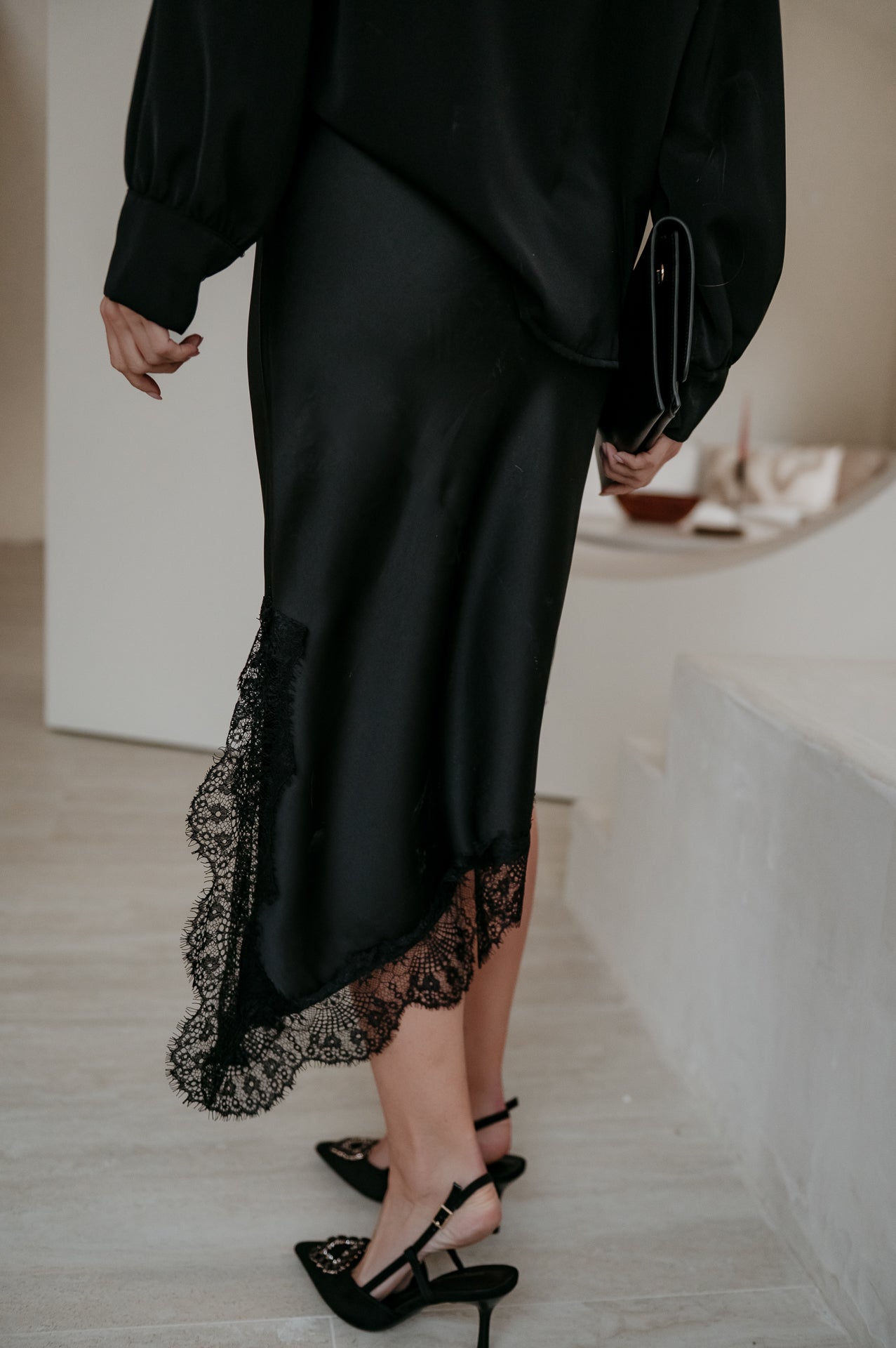 Ledreva skirt I Black