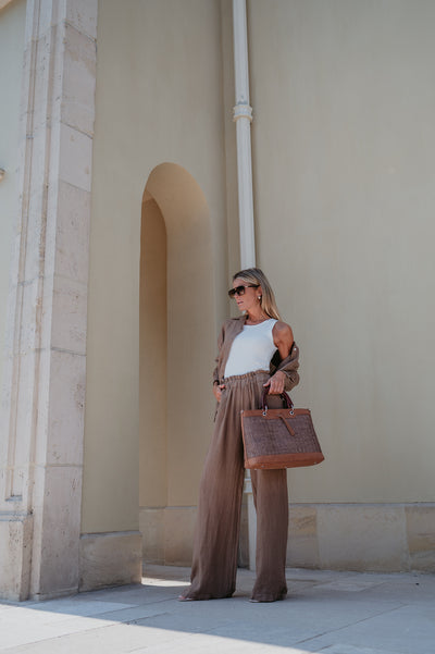 Tisana shirt I Chocolate Brown