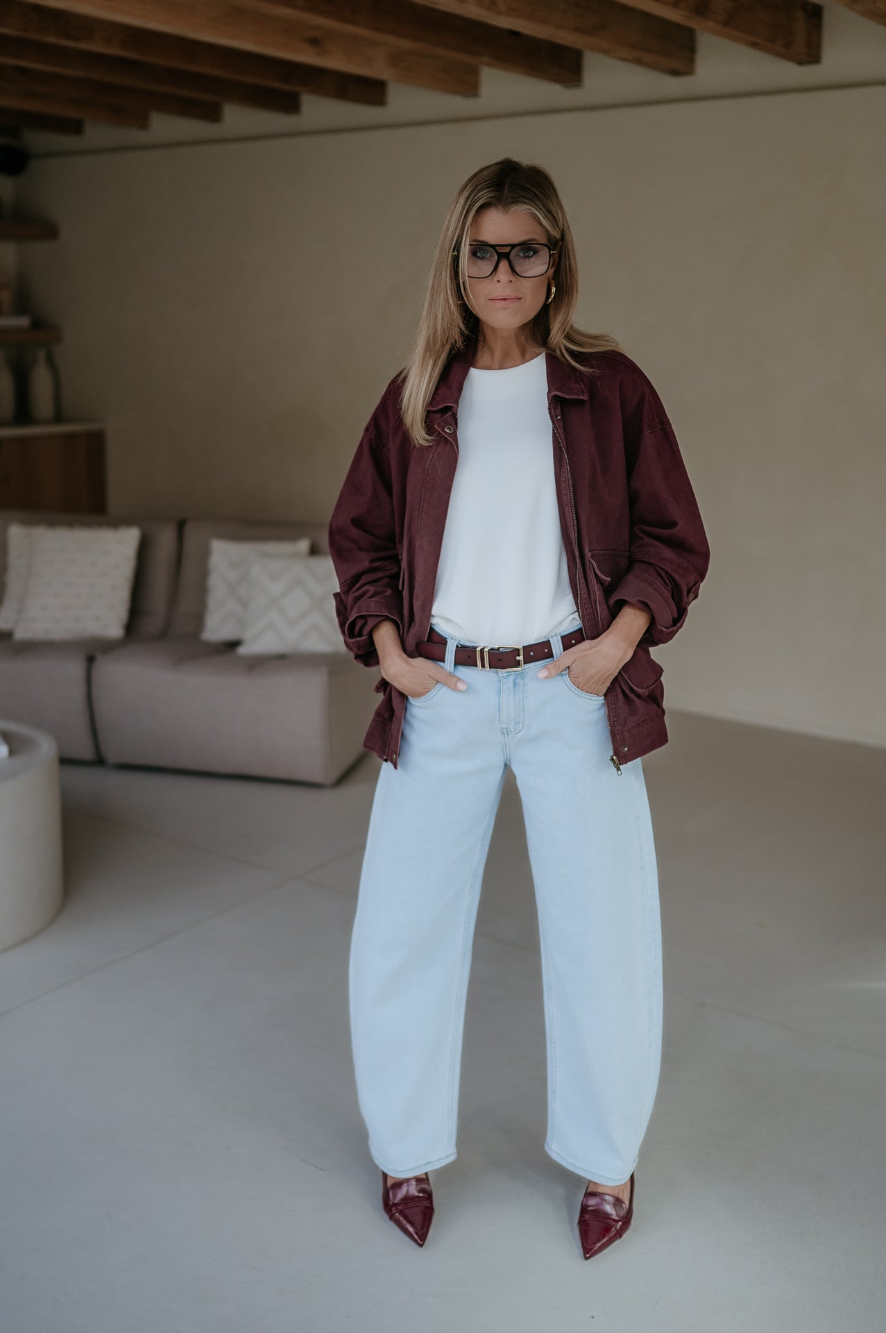 Imbizzo jacket I Burgundy
