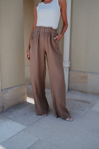 Tisana trousers I Chocolate Brown