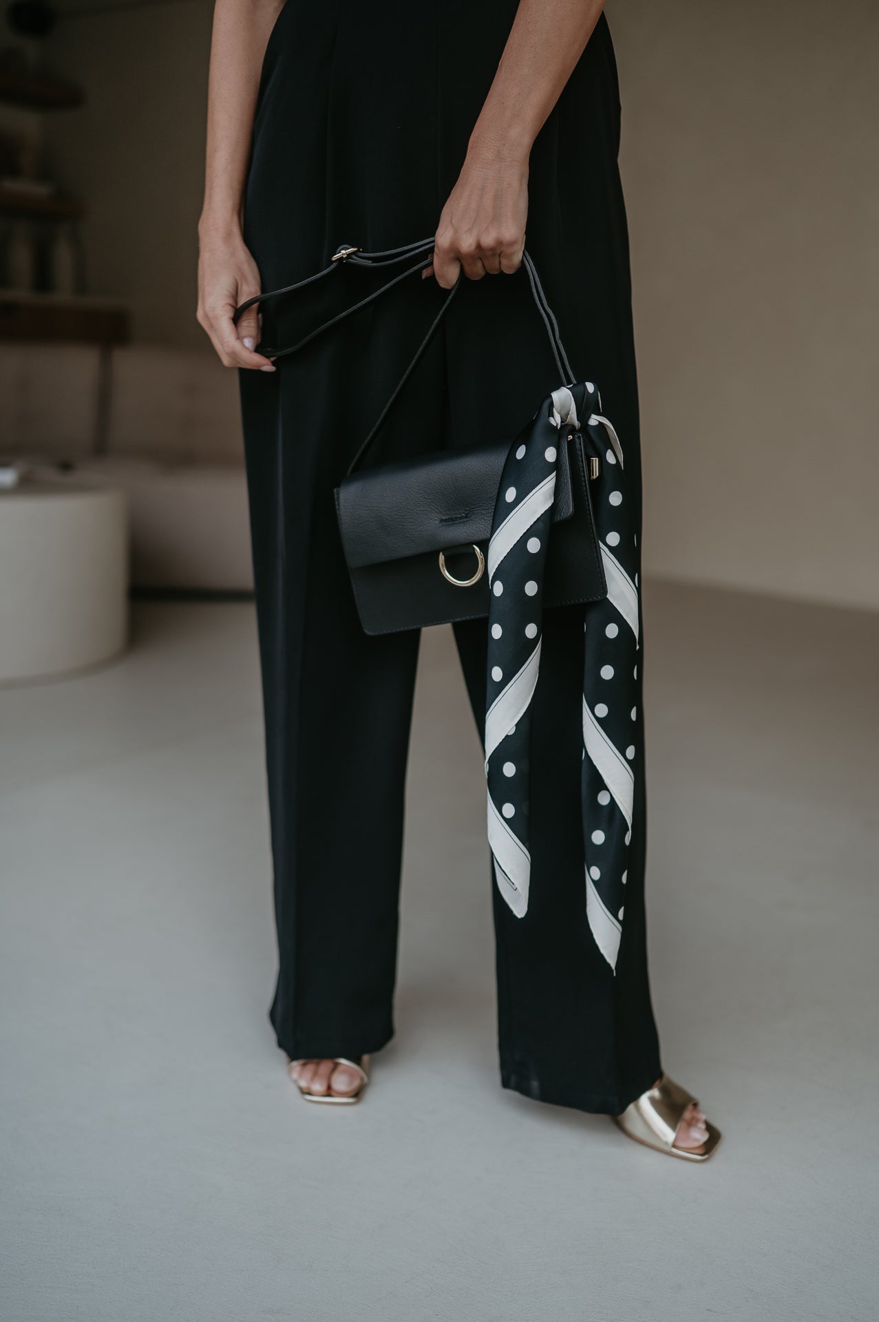 Dolcino scarf I Black