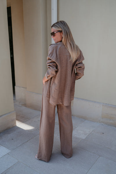 Tisana shirt I Chocolate Brown