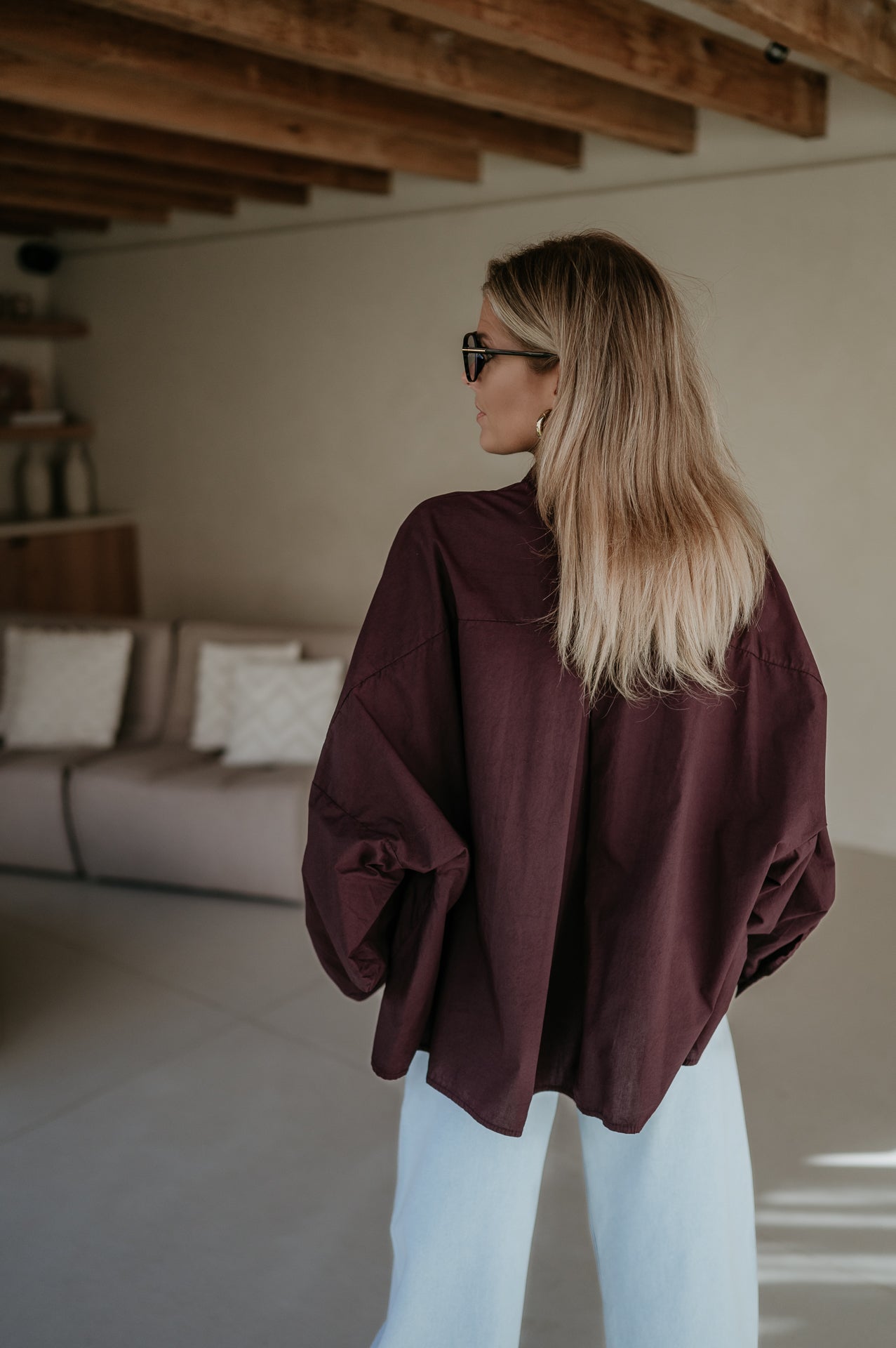 Quinto shirt I Burgundy