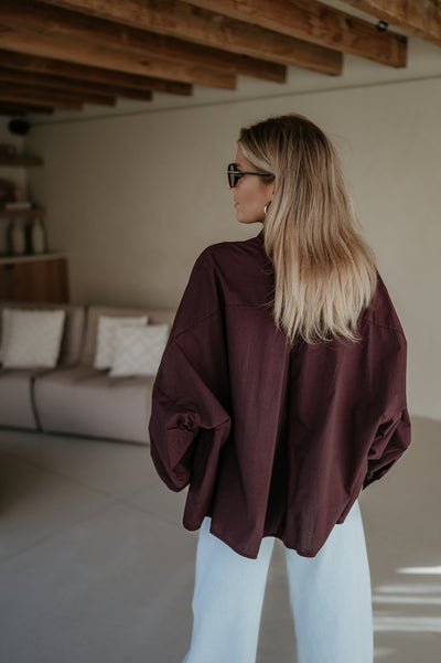 Quinto shirt I Burgundy