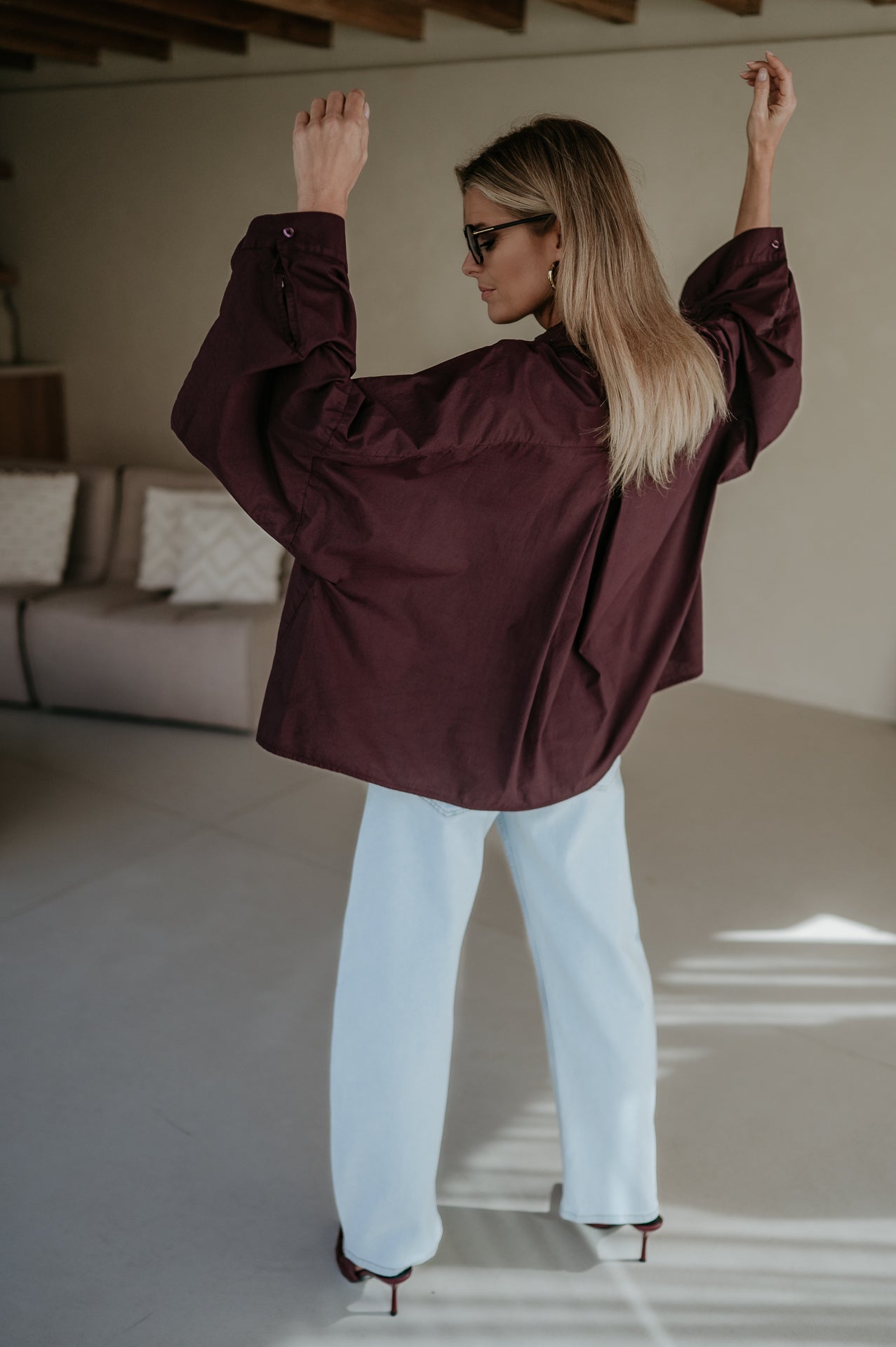 Quinto shirt I Burgundy