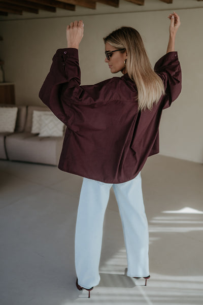 Quinto shirt I Burgundy