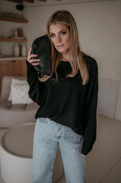 Affondare knit I Black