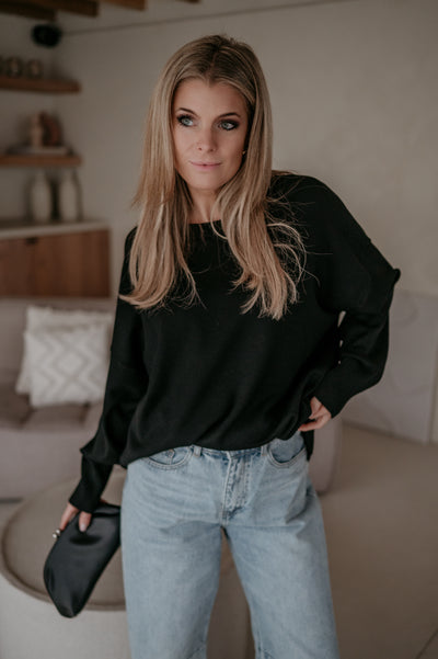 Affondare knit I Black