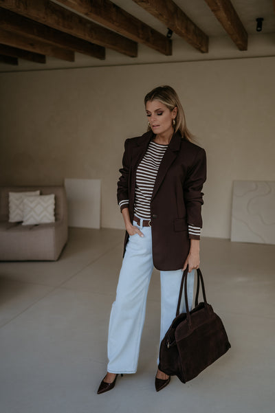Bramio blazer I Chocolate Brown