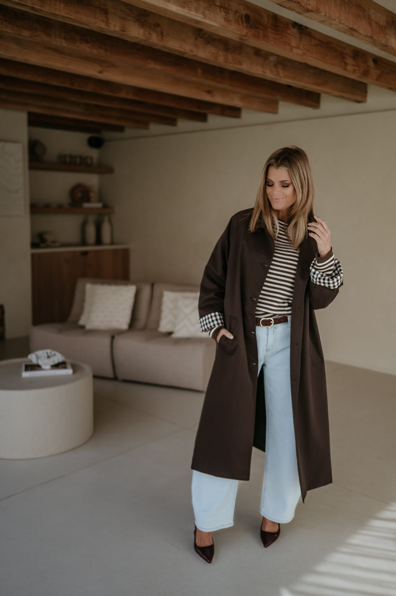 Diluvio coat I Chocolate Brown