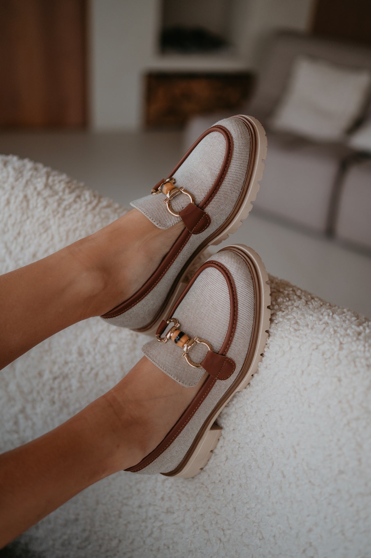 Favella loafers I Camel