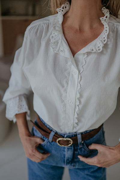 Caparbio blouse I White