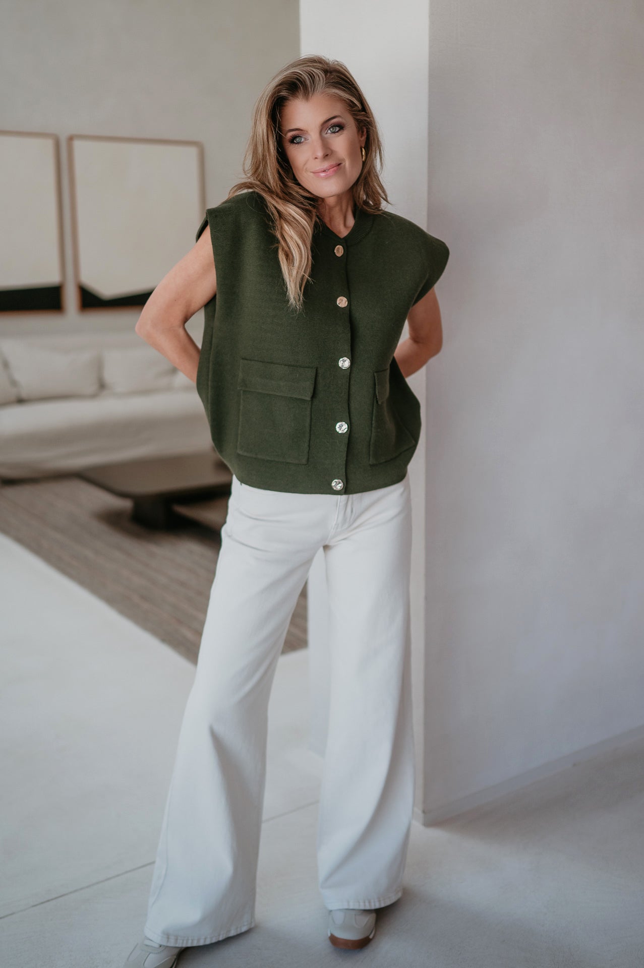 Famiglie gilet I Khaki
