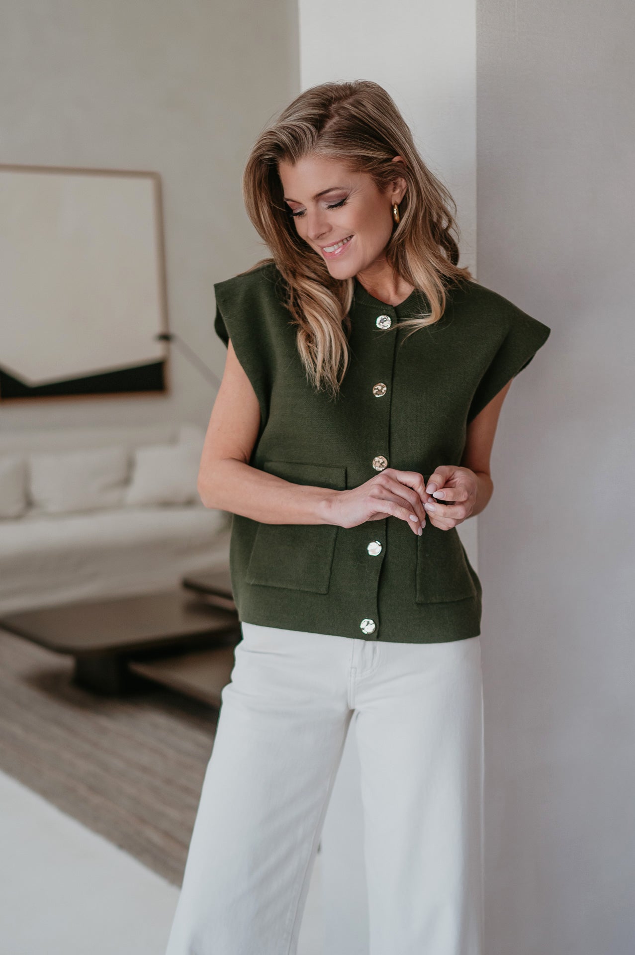 Famiglie gilet I Khaki