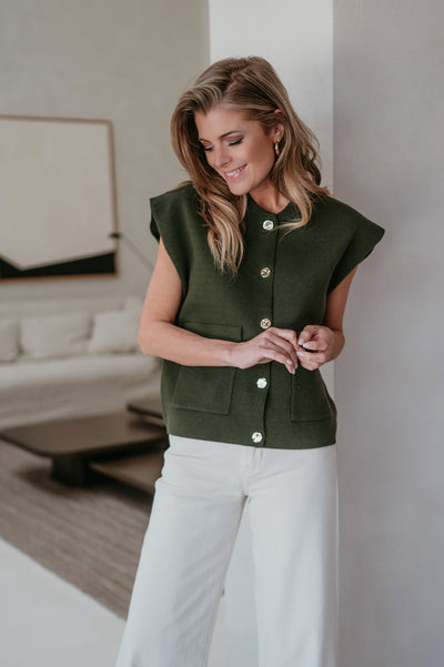 Famiglie gilet I Khaki