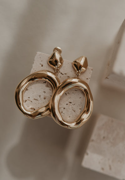 Ululato earrings I Gold