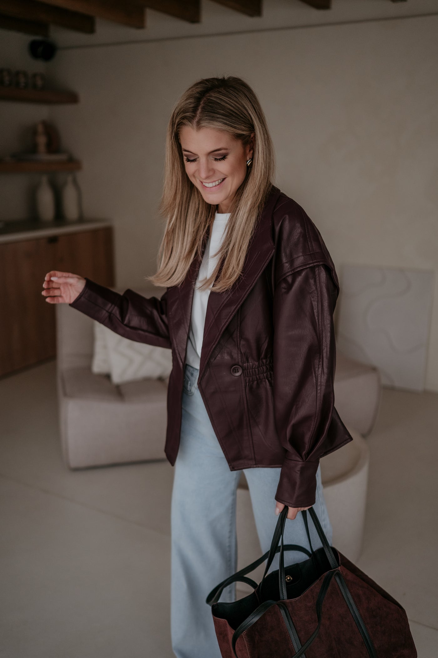 Vacuo jacket I Burgundy