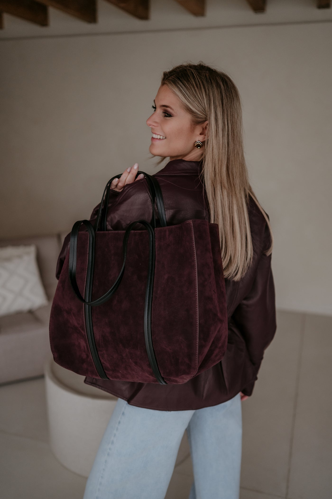 Vagare handbag I Burgundy