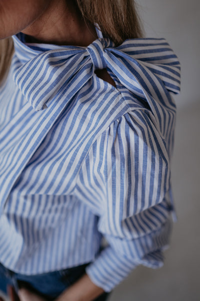 Solito blouse I Striped Blue