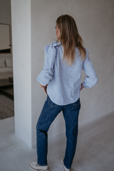 Solito blouse I Striped Blue