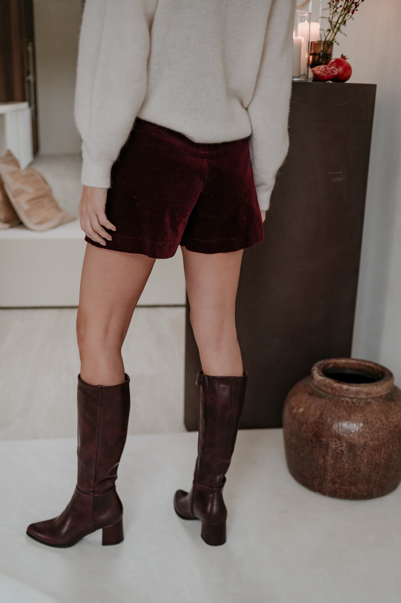 Folgore skort I Bordeaux