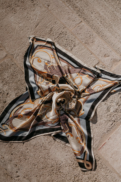Fumo scarf I Beige