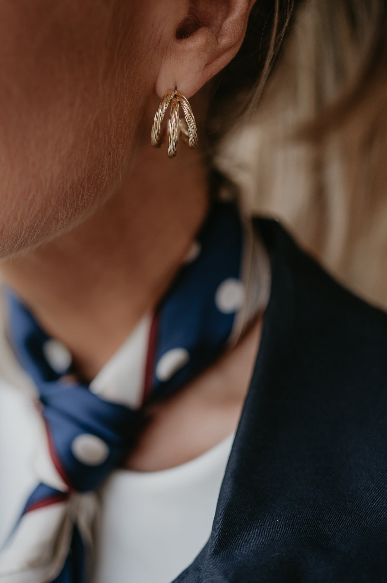 Effigie earrings I Gold