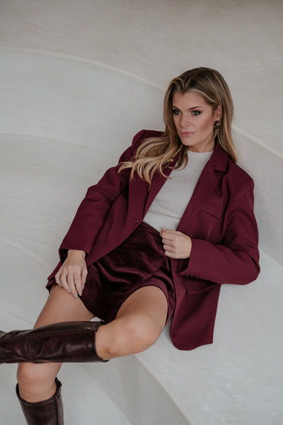 Urticante blazer I Burgundy