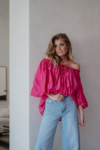 Possiedi blouse I Fuchsia
