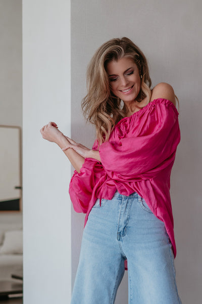 Possiedi blouse I Fuchsia