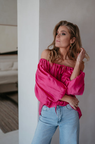 Possiedi blouse I Fuchsia