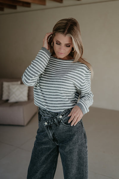 Tigre top I Grey