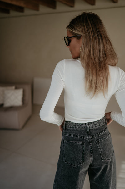 Elica longsleeve I Ecru