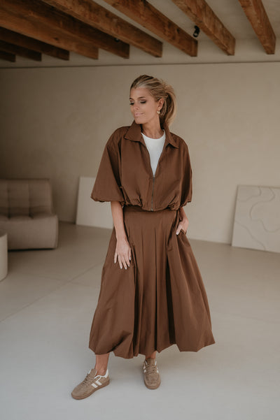 Diletto jacket I Chocolate Brown