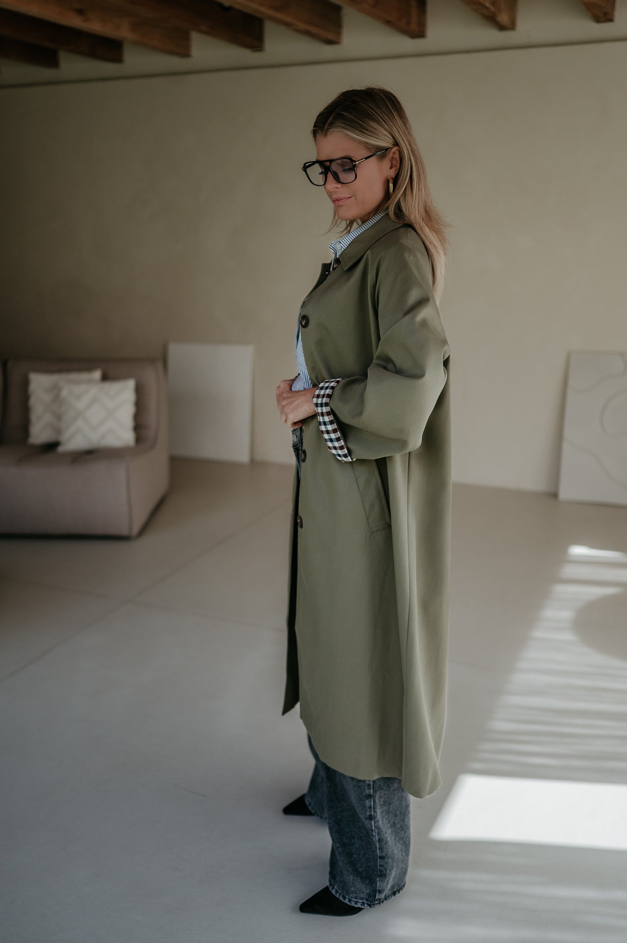 Diluvio coat I Khaki
